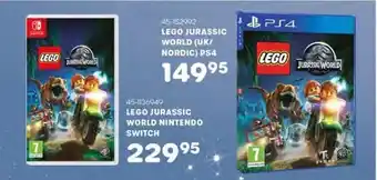 KiDS Coolshop Lego jurassic world uk/nordic el. nintendo switch tilbud