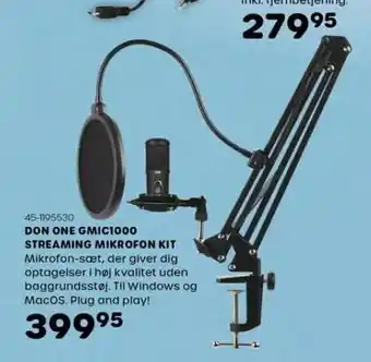 Don one gmic1000 streaming mikrofon kit