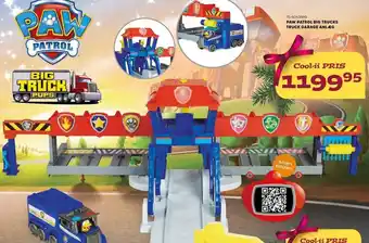 Paw patrol big trucks truck garage anlæg