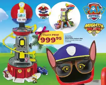 KiDS Coolshop Paw patrol mighty pups lookout tårn tilbud