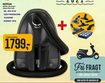 Skousen Nilfisk støvsuger Select Pet Care tilbud