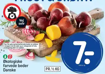 REMA 1000 Øko farvede beder tilbud