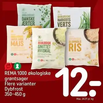 REMA 1000 Øko grøntsager tilbud