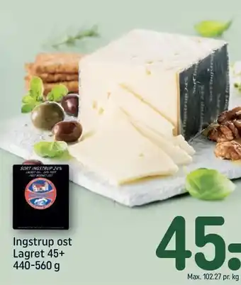 REMA 1000 Ingstrup ost tilbud