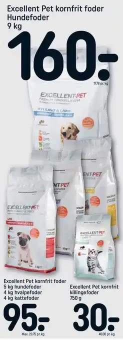 REMA 1000 Excellent pet konrfrit foder hundefoder tilbud