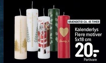 REMA 1000 Kalenderlys tilbud