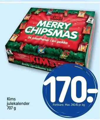 REMA 1000 Kims julekalender tilbud