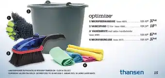 Thansen Microfiberhandske, vaskespand, vaskebørste el. microfiberklude tilbud
