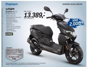 Thansen Scooter one 12" tilbud