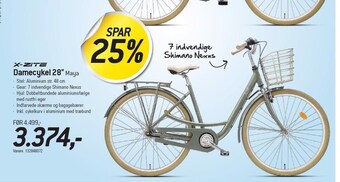 Thansen Damecykel 28'' maya tilbud