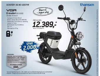 Thansen El-knallert gev1000 tilbud