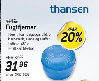 Thansen Fugtfjerner tilbud