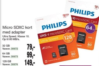 Harald Nyborg Micro sdxc kort med adapter tilbud