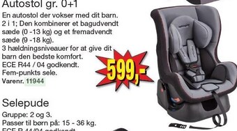 Harald Nyborg Autostol gr. 0+1 tilbud