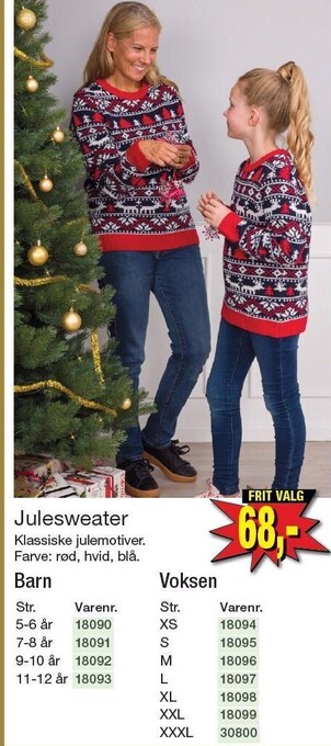 Harald Nyborg Julesweater tilbud