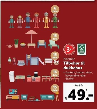 Lidl Tilbehør til dukkehus tilbud