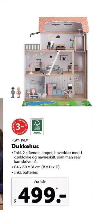 Lidl Dukkehus tilbud