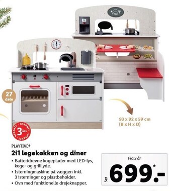 2i1 legekøkken og diner