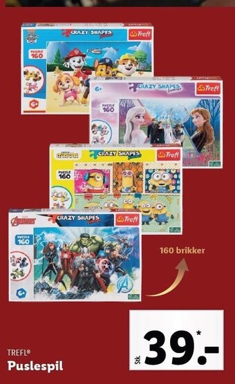 Lidl Puslespil tilbud