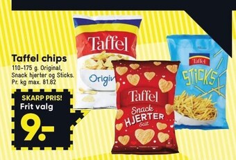 Bilka Taffel chips tilbud