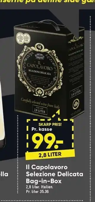 Bilka Il capolavoro selezione delicata bag-in-box tilbud
