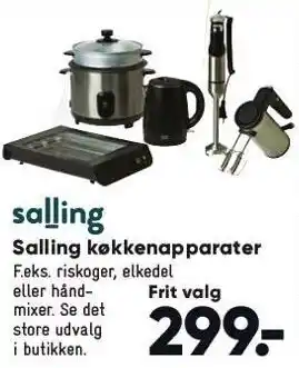 Bilka Salling køkkenapparater tilbud