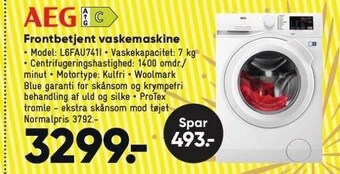 Bilka Frontbetjent vaskemaskine tilbud