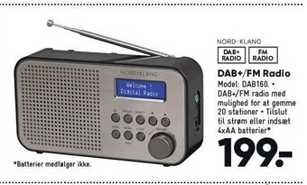 Bilka Dab+/fm radio tilbud