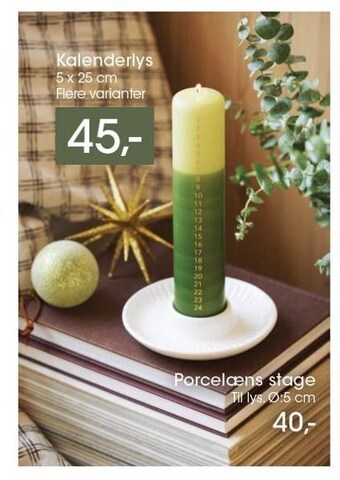 Bilka Kalenderlys tilbud