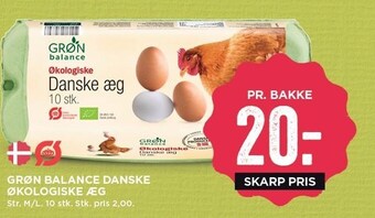 MENY Grøn balance danske økologiske æg tilbud