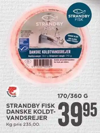 MENY Strandby fisk danske koldtvandsrejer tilbud