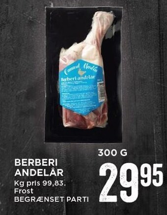 MENY Berberi andelår tilbud