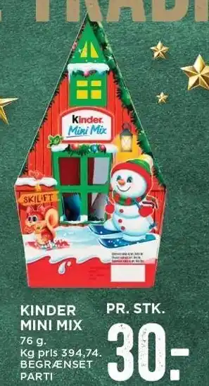 MENY Kinder mini mix tilbud