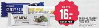 Bodylab protein bar el. nupo meal bar