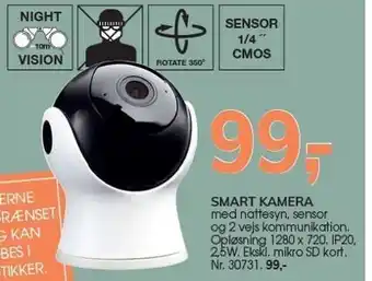 Daells Bolighus Smart kamera tilbud