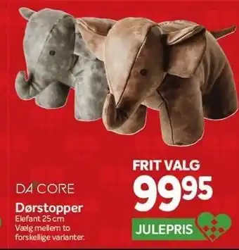 Din Isenkræmmer Dørstopper - elefant tilbud