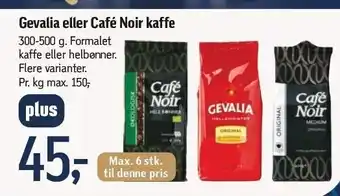 Føtex Gevalia el. café noir kaffe tilbud