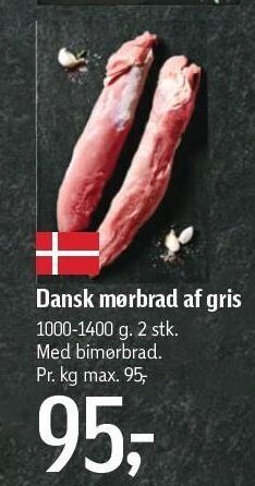 Føtex Dansk mørbrad af gris tilbud