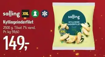 Føtex Salling kyllingeinderfilet tilbud