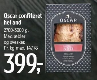 Føtex Oscar confiteret hel and tilbud