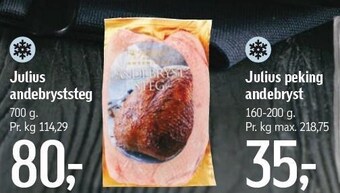 Føtex Julius andebryststeg tilbud