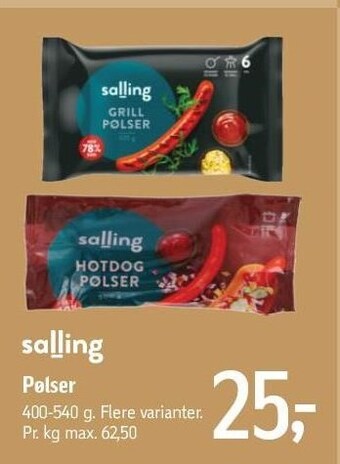 Føtex Salling pølser tilbud
