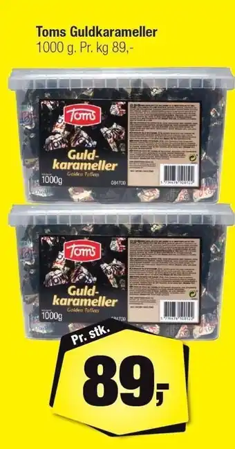Calle Toms guldkarameller tilbud