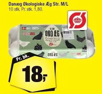 Calle Danæg økologiske æg str. m/l tilbud
