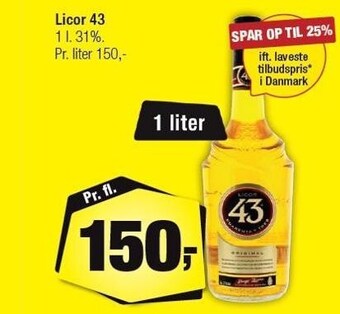 Calle Licor 43 tilbud