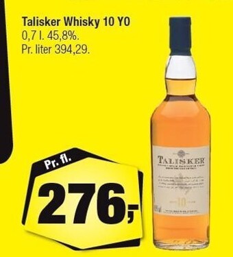 Talisker whisky 10 yo