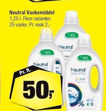 Calle Neutral vaskemiddel tilbud