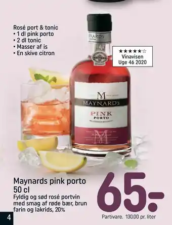 REMA 1000 Maynards pink porto tilbud