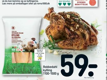 REMA 1000 Rokkedahl kylling 1100-1500 tilbud