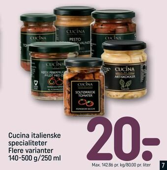 REMA 1000 Cucina italienske specialiteter tilbud